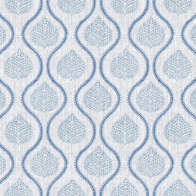 Elsie Print Blue by Lee Jofa Fabric