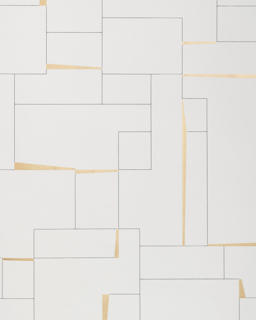 Ivory/Gold by Kravet Couture Wallcovering