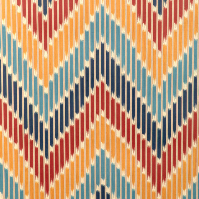 Red/Blue by Brunschwig & Fils Wallcovering