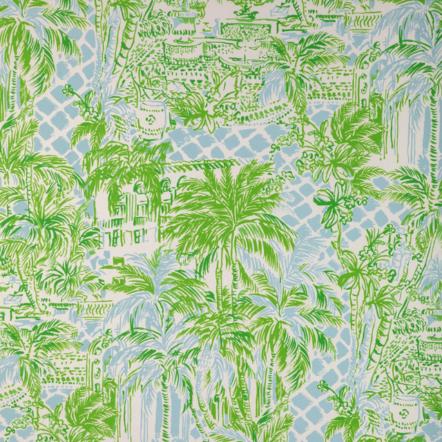 Blue/Green by Lee Jofa Wallcovering