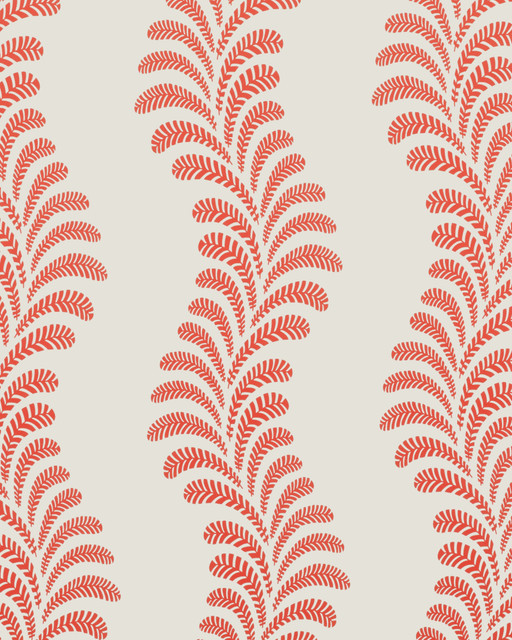 Red by Brunschwig & Fils Wallcovering