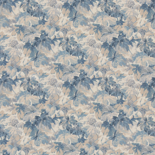Country Walk Blue by Mulberry Fabric