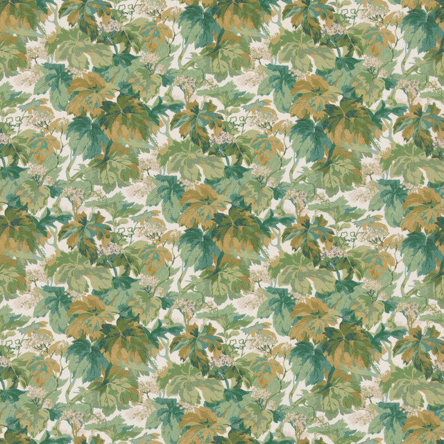 Country Walk Emerald by Mulberry Fabric