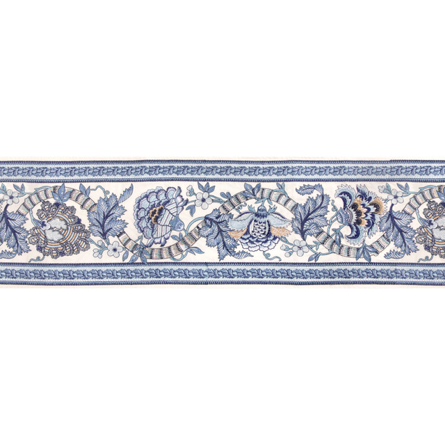 Lauris Border Blue/Sky by Brunschwig & Fils Trim
