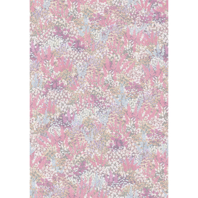 Grande Fleur Linen Cerise by Cole & Son Fabric