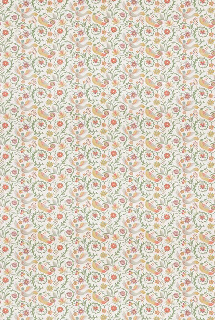 Royal Court Red/Green by G P & J Baker Fabric