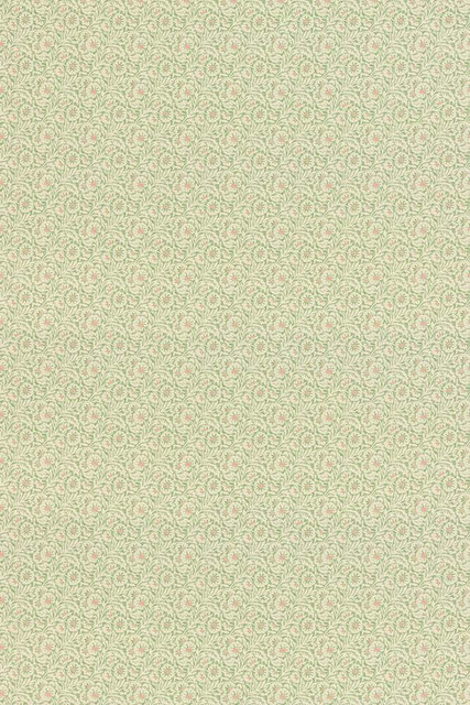 Flower Patch Green by G P & J Baker Fabric