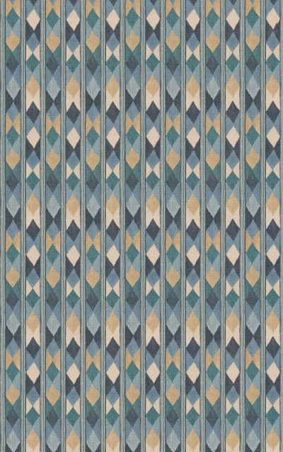 Compass Blue by G P & J Baker Fabric