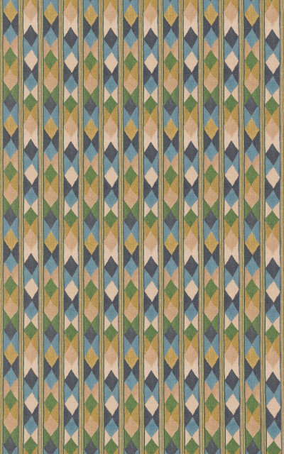 Compass Blue/Green by G P & J Baker Fabric