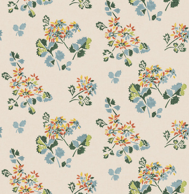 Teal/Spice by G P & J Baker Wallcovering
