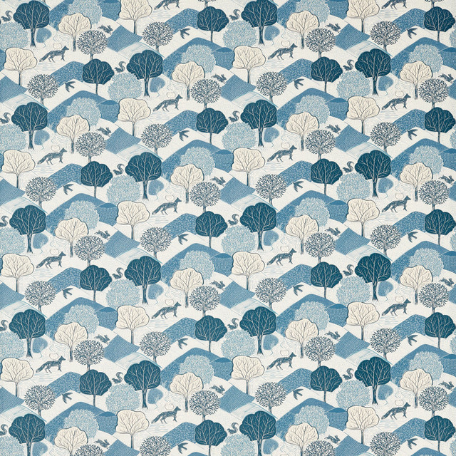 Kielder Midnight by Clarke And Clarke Fabric