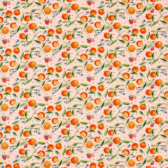 Orange Blossom Blush by Clarke And Clarke Fabric