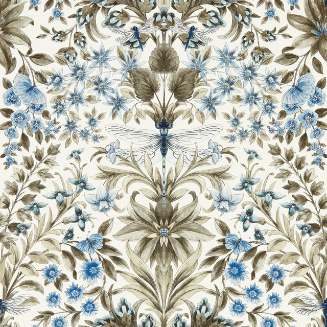 Denim Wp by Clarke And Clarke Wallcovering