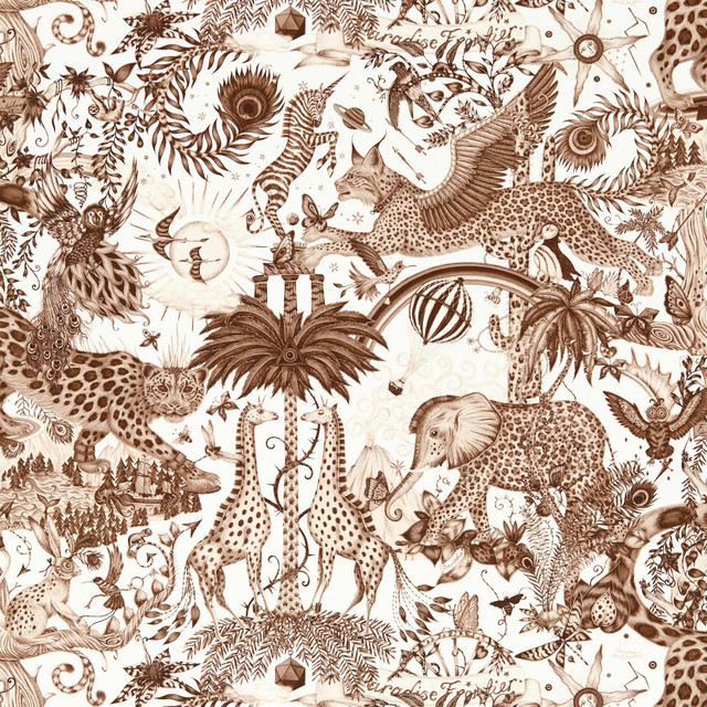 Sepia Wp by Clarke And Clarke Wallcovering