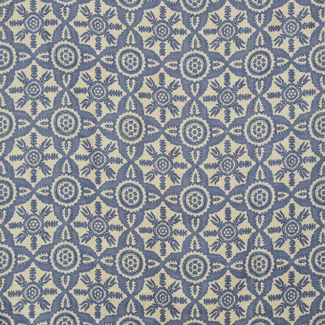 Rossmore Indigo Indigo by Lee Jofa Fabric BLITHFIELD LINEN - 100% United Kingdom - Horizontal: 10.5 and Vertical: 11 52.75 - Fabric Carolina -