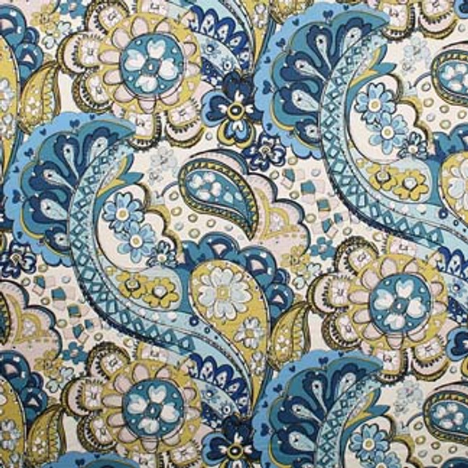 Water Mill Surf 7849511000 by Carole Fabric Exclusive Deja Blue 100% Cotton Spain H: 25"V, 27"H  54" Minimum (See sample for specifics) - Fabric Carolina - Carole Exclusive