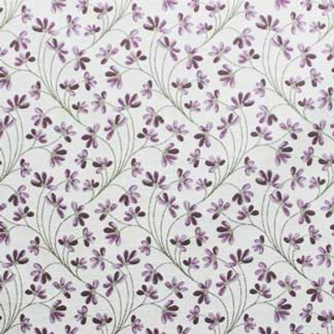Flaunt Lilac 2223511004 by Carole Fabric Exclusive Runabout 71% Polyester, 24% Viscose, 5% Linen TURKEY H: 9-1/2"V, 6-3/4"H  55" Minimum (See sample for specifics) - Fabric Carolina - Carole Exclusive