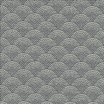 Fishscales Slate by Kasmir Fabric 5125 80% Recycled Cotton 20% Polyester USA 9,000 Wyzenbeek Double Rubs H: 4 6/8 inches, V: 3 6/8 inches 54 - Fabric Carolina - Kasmir