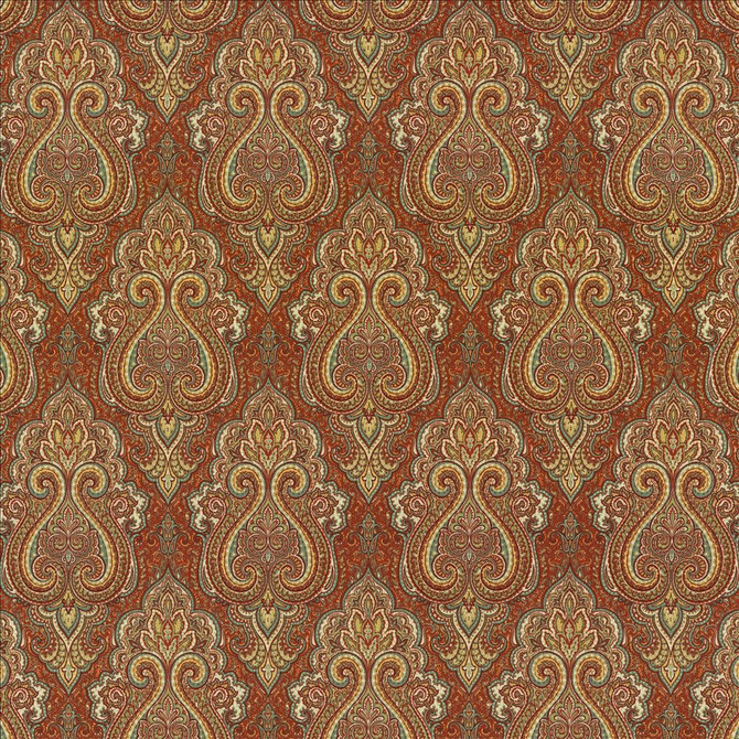 Nagina Cayenne by Kasmir Fabric 5121 100% Cotton
 UAE 30,000 Wyzenbeek Double Rubs </p><p>Repeat: Horizontal: 9 inches and Vertical: 17 4/8 inches 54 - Fabric Carolina -