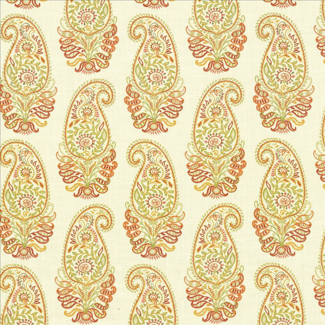 Paisley Shower Harvest by Kasmir Fabric 5121 100% Cotton
 SPAIN </p><p>Repeat: Horizontal: 13 4/8 inches and Vertical: 13 4/8 inches 54 - Fabric Carolina -