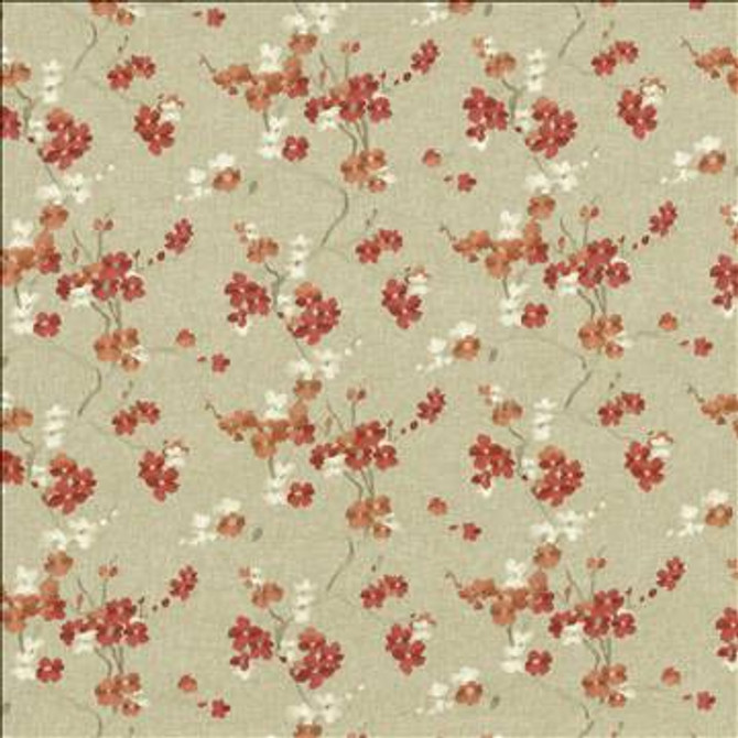 Picturesque Bouquet by Kasmir Fabric 1450 73% Cotton 27% Polyester INDIA 15,000 Wyzenbeek Double Rubs H: 25 2/8 inches, V: 18 5/8 inches 54 - Fabric Carolina - Kasmir