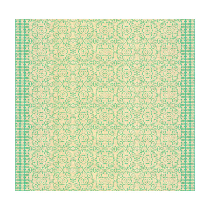 Maze Aqua by Groundworks Fabric ALLEGRA HICKS GARDEN COLLECTION LINEN - 88%;NYLON - 12% Belgium HEAVY Horizontal: 52 and Vertical: 6.5 53 - Fabric Carolina -