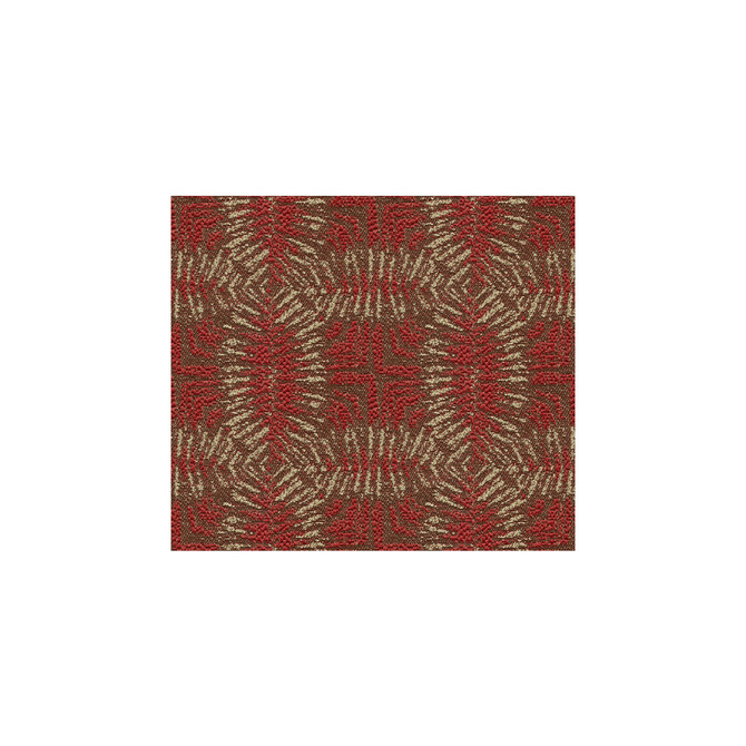 Calypso Ruby by Groundworks Fabric ALLEGRA HICKS ISLANDS COLLECTION VISCOSE - 50%;COTTON - 24%;LINEN - 10%;ACRYLIC - 8%;NYLON - 8% Italy Horizontal: 5.5 and Vertical: 4.92 55 - Fabric Carolina -