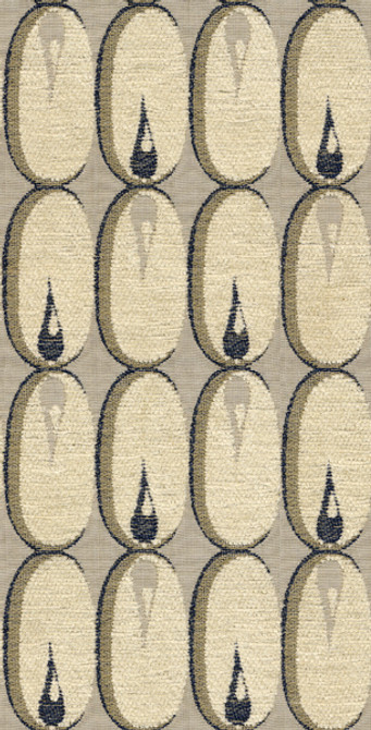 Oval Flame Midnight by Lee Jofa Modern Fabric