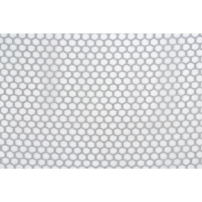 Mila Silver by Kravet Contract Fabric POLYESTER - 100% Turkey Horizontal: 1.57 and Vertical: 2.19 118 - Fabric Carolina -