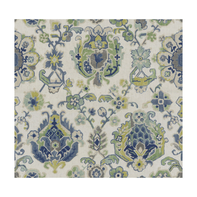 Saroukrug Ultramarine by Kravet Basics Fabric SARAH RICHARDSON HARMONY LINEN - 100% China MEDIUM Horizontal: 27 and Vertical: 25 54.5 - Fabric Carolina -
