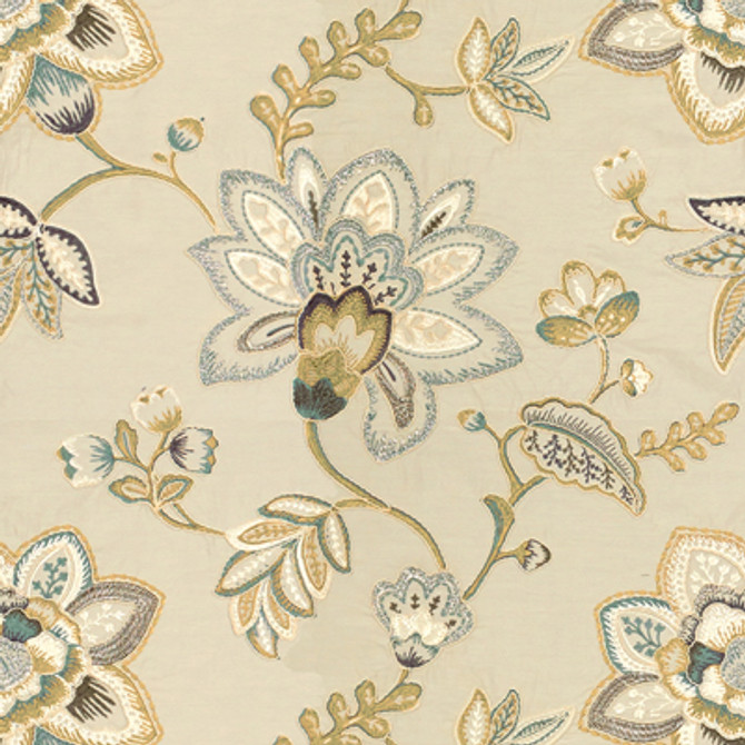 Gilded Plaza Platinum by Kravet Couture Fabric