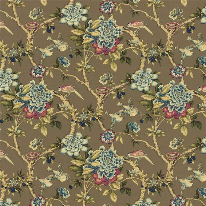 Gwendolyn Jewel by Kasmir Fabric 5155 100% Cotton
 PERU </p><p>Repeat: Horizontal: 27 inches and Vertical: 25 2/8 inches 54 - Fabric Carolina -