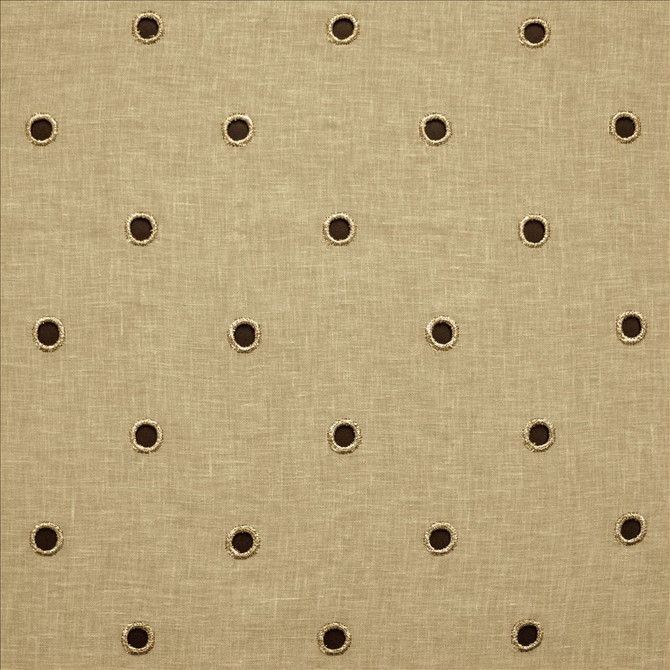 Rings Flax by Kasmir Fabric 5157 65% Cotton 35% Polyester INDIA Not Tested Horizontal: 4 4/8 inches and Vertical: 4 6/8 inches 54 - Fabric Carolina -