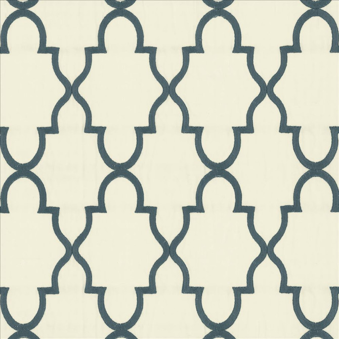 Solace Blue by Kasmir Fabric 5156 100% Cotton
 INDIA </p><p>Repeat: Horizontal: 5 2/8 inches and Vertical: 7 4/8 inches 54 - Fabric Carolina -