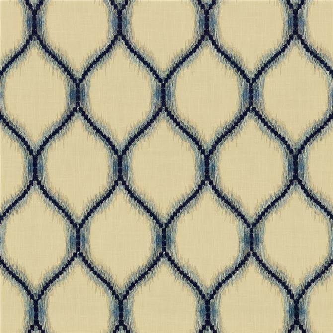 Static Ocean  by Kasmir Fabric See sample 52% Polyester
48% Cotton
 INDIA Not Tested </p><p>Repeat: Horizontal: 6 7/8 inches and Vertical: 12 inches 54  - Fabric Carolina -