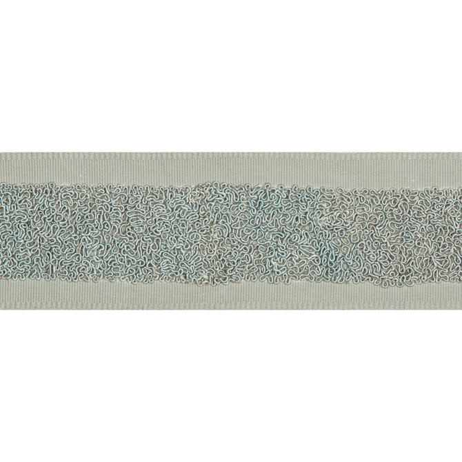Aswirl Water by Kravet Design Trim BRAIDS BANDS & BORDERS COTTON - 50%;VISCOSE - 50% India - Horizontal: - and Vertical: - 2.5 - Fabric Carolina -