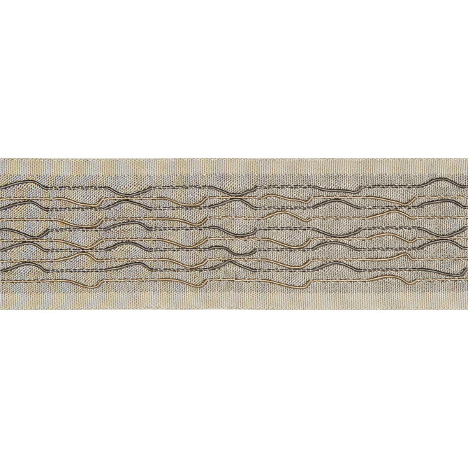 Fine Lines Warm Grey by Kravet Design Trim BRAIDS BANDS & BORDERS RAYON - 88%;COTTON - 12% China - Horizontal: - and Vertical: - 2 - Fabric Carolina -