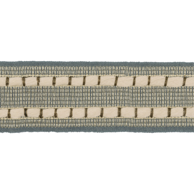 Ramble Tape Indigo by Kravet Design Trim Kravet Design Trim Ramble Tape IndigoTrim LINHERR HOLLINGSWORTH BOHEME TRIM LINEN - 79%;RAYON - 10%;POLYESTER - 9%;METALLIC - 2% India </p><p>Repeat: H: 1.2, V: 0.7 2.5 - Fabric Carolina -