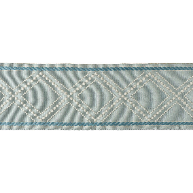 Diamond Trellis Spa by Kravet Design Trim CANDICE OLSON COLLECTION POLYESTER - 72%;ACRYLIC - 28% Turkey Horizontal: and Vertical: 3 - Fabric Carolina -