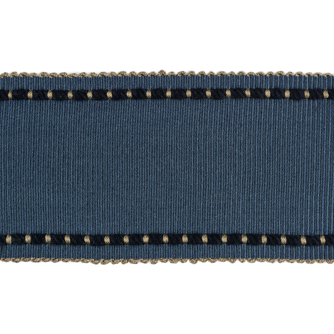 Cable Edge Band Indigo by Kravet Design Trim CONSTANTINOPLE FIBRANNE - 53%;RAYON - 47% China - Horizontal: - and Vertical: - 2.5 - Fabric Carolina -