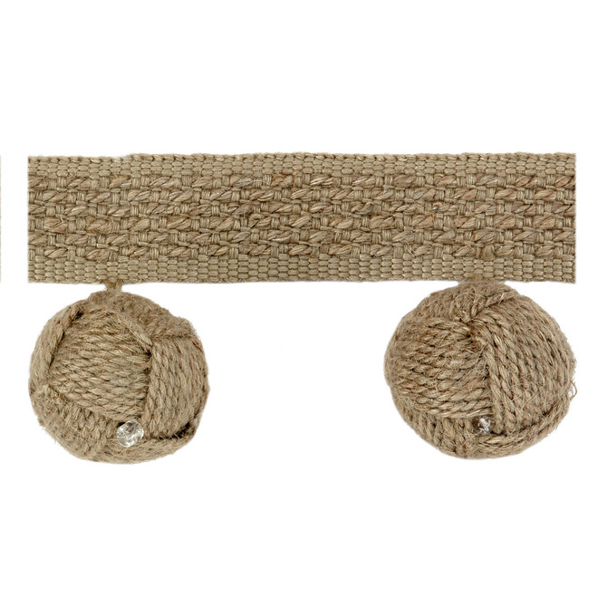Monkey Fist Linen by Kravet Couture Trim - WOOD - 46%;LINEN - 30%;JUTE - 20%;VISCOSE - 4% Egypt - Horizontal: - and Vertical: - 2 - Fabric Carolina -
