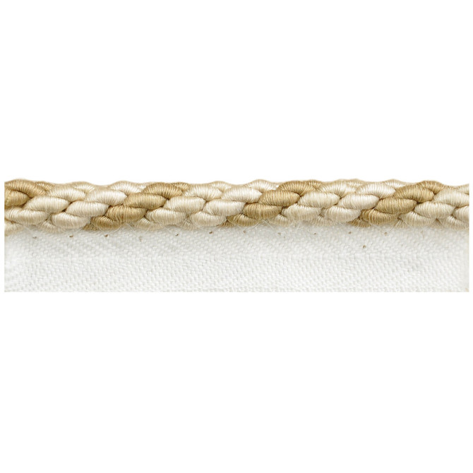Tonal Cord Champagne by Kravet Couture Trim CALVIN KLEIN COLLECTION COTTON - 58%;SILK - 28%;POLYESTER - 14% China - Horizontal: - and Vertical: - 0.25 - Fabric Carolina -