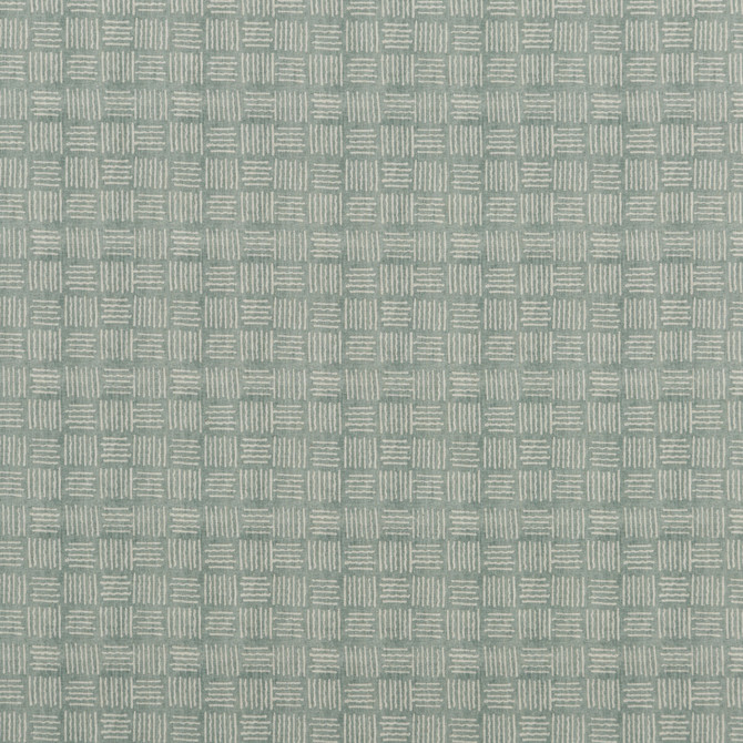Salsa Square Aqua by Baker Lifestyle Fabric CARNIVAL COTTON - 90%;LINEN - 10% United Kingdom HEAVY Horizontal: 5.91 and Vertical: 5.91 53.978 - Fabric Carolina -