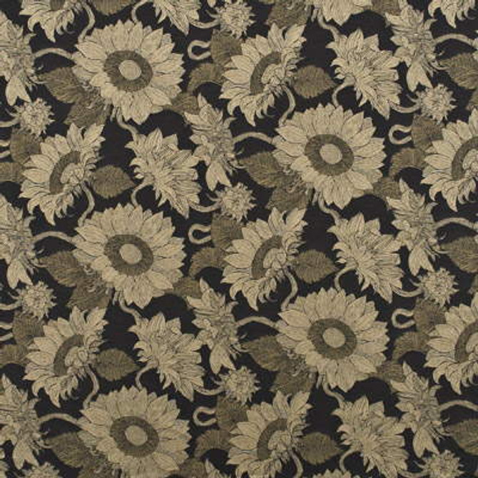 Sunflower Weave Burnt Umber by Mulberry Fabric