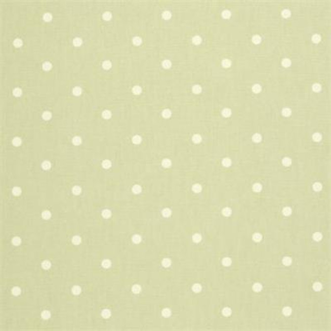 F0063 10 Dotty Sage by Clarke and Clarke Fabric Modern Classics 100% Cotton United Kingdom see sample Horizontal: 2.75 inches and Vertical: 2.25 inches 55 inches - Fabric Carolina -