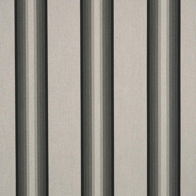 4799 Grey / Black / White by Sunbrella Fabric Sunbrella Awning Stripes 100% Sunbrella® Acrylic USA or Imported 10-Year Horizontal: and Vertical: 46 in. - Fabric Carolina -