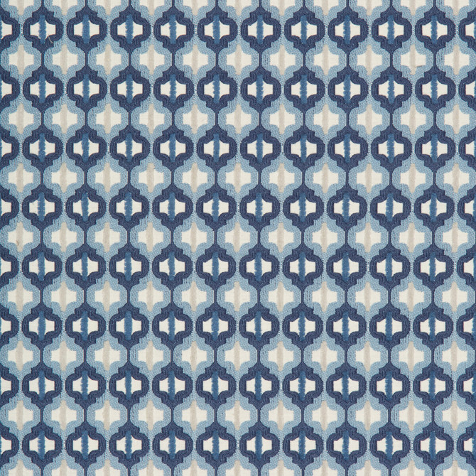 Turned Out Tile Marine by Kravet Couture Fabric DAVID PHOENIX WELL-SUITED COTTON - 50%;POLYESTER - 35%;VISCOSE - 15% India MEDIUM Horizontal: 1.25 and Vertical: 55 - Fabric Carolina -