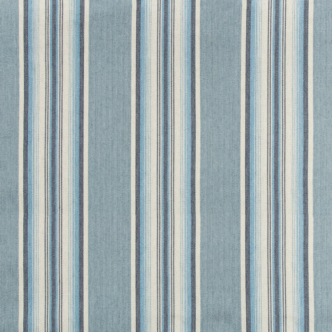 Lodeve Ticking Cornflower by Kravet Design Fabric - COTTON - 42%;VISCOSE - 30%;LINEN - 24%;POLYESTER - 4% Italy HEAVY Horizontal: 9.44 and Vertical: - 55.11 - Fabric Carolina -