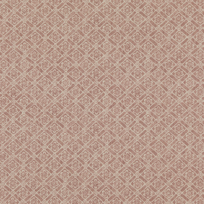 Moreton Trellis Spice by G P & J Baker Fabric SIGNATURE PRINTS LINEN - 100% Thailand - Horizontal: 7.486 and Vertical: 9.85 52.796 - Fabric Carolina -