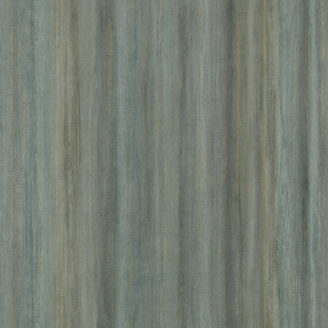 Painted Stripe Teal by Threads Wallcovering VINYL WALLPAPER COLLECTION I PAPER - 100% United Kingdom - Horizontal: - and Vertical: - 26.989 - Fabric Carolina -